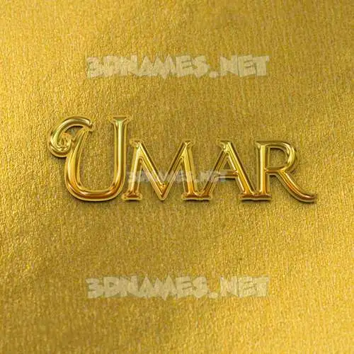 umar in All Gold style - 3D name wallpaper umar in All Gold style - 3D name wallpaper