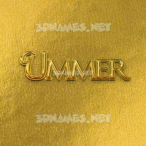 ummer in All Gold style - 3D name wallpaper ummer in All Gold style - 3D name wallpaper