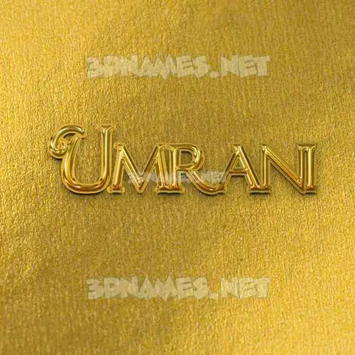 umrani in All Gold style - 3D name wallpaper umrani in All Gold style - 3D name wallpaper