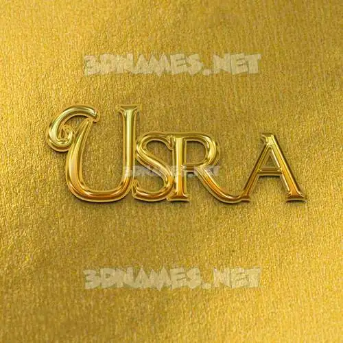usra in All Gold style - 3D name wallpaper usra in All Gold style - 3D name wallpaper