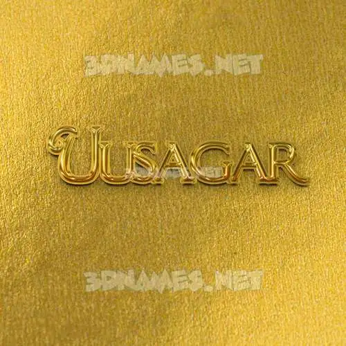 uusagar in All Gold style - 3D name wallpaper uusagar in All Gold style - 3D name wallpaper