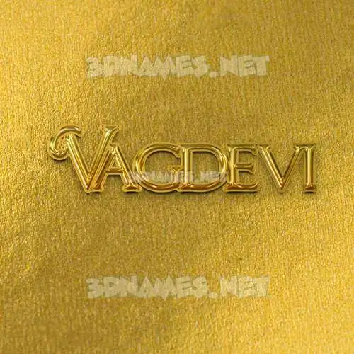 vagdevi in All Gold style - 3D name wallpaper vagdevi in All Gold style - 3D name wallpaper