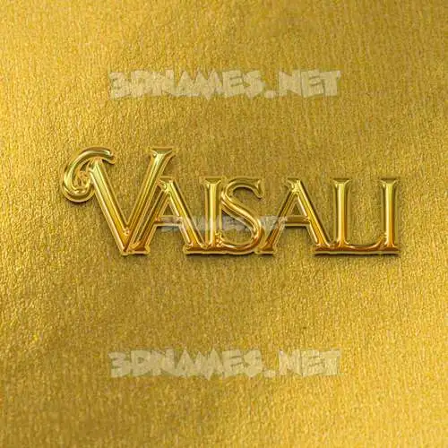 vaisali in All Gold style - 3D name wallpaper vaisali in All Gold style - 3D name wallpaper