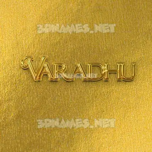 varadhu in All Gold style - 3D name wallpaper varadhu in All Gold style - 3D name wallpaper