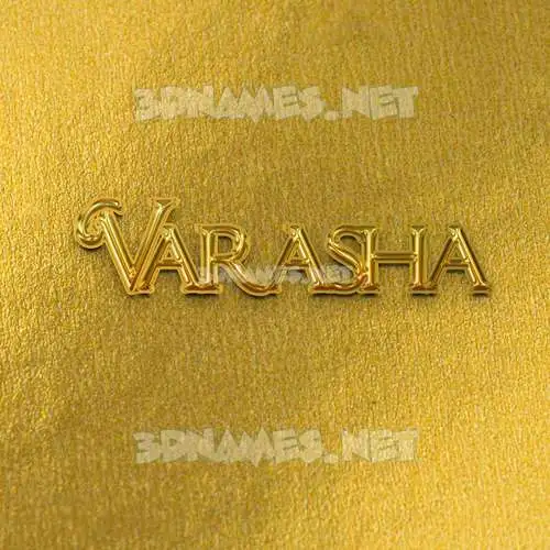 varasha in All Gold style - 3D name wallpaper varasha in All Gold style - 3D name wallpaper