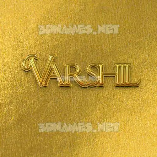 varshil in All Gold style - 3D name wallpaper varshil in All Gold style - 3D name wallpaper