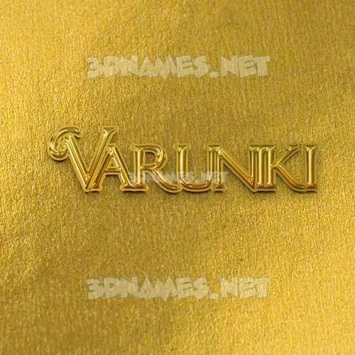 varuniki in All Gold style - 3D name wallpaper varuniki in All Gold style - 3D name wallpaper