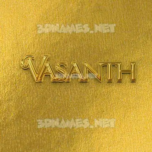 vasanth in All Gold style - 3D name wallpaper vasanth in All Gold style - 3D name wallpaper