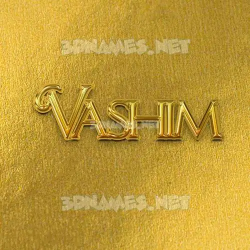vashim in All Gold style - 3D name wallpaper vashim in All Gold style - 3D name wallpaper