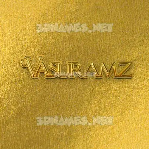 vasuramz in All Gold style - 3D name wallpaper vasuramz in All Gold style - 3D name wallpaper