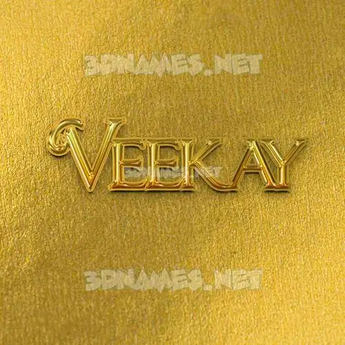 veekay in All Gold style - 3D name wallpaper veekay in All Gold style - 3D name wallpaper