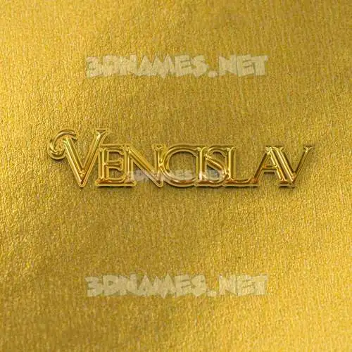 vencislav in All Gold style - 3D name wallpaper vencislav in All Gold style - 3D name wallpaper