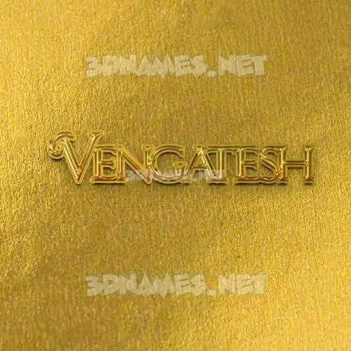 vengatesh in All Gold style - 3D name wallpaper vengatesh in All Gold style - 3D name wallpaper