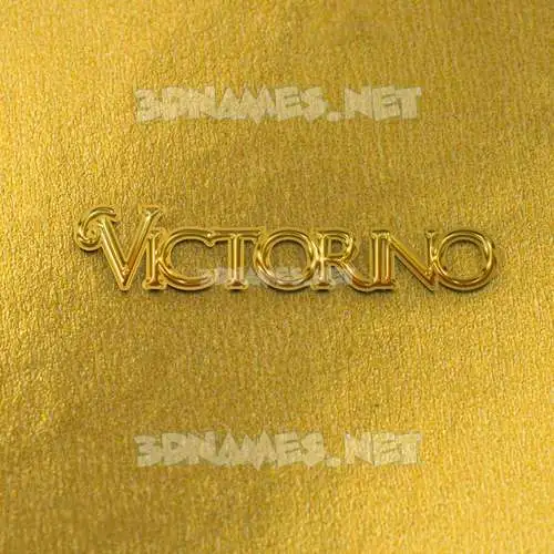 victorino in All Gold style - 3D name wallpaper victorino in All Gold style - 3D name wallpaper
