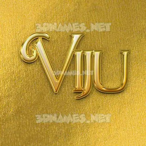 viju in All Gold style - 3D name wallpaper viju in All Gold style - 3D name wallpaper