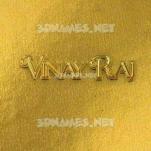 vinay raj in All Gold style - 3D name wallpaper vinay raj in All Gold style - 3D name wallpaper