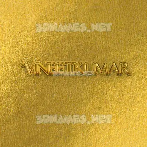 vineetkumar in All Gold style - 3D name wallpaper vineetkumar in All Gold style - 3D name wallpaper