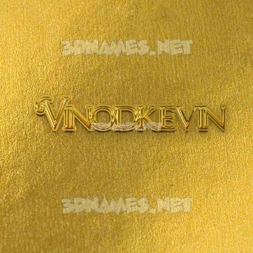 vinodkevin in All Gold style - 3D name wallpaper vinodkevin in All Gold style - 3D name wallpaper