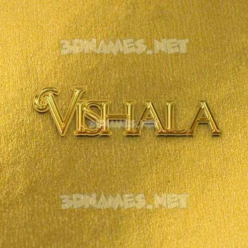 vishala in All Gold style - 3D name wallpaper vishala in All Gold style - 3D name wallpaper