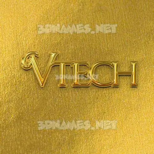 vtech in All Gold style - 3D name wallpaper vtech in All Gold style - 3D name wallpaper