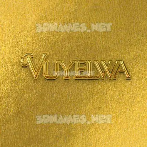 vuyelwa in All Gold style - 3D name wallpaper vuyelwa in All Gold style - 3D name wallpaper