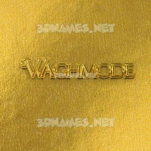 waghmode in All Gold style - 3D name wallpaper waghmode in All Gold style - 3D name wallpaper