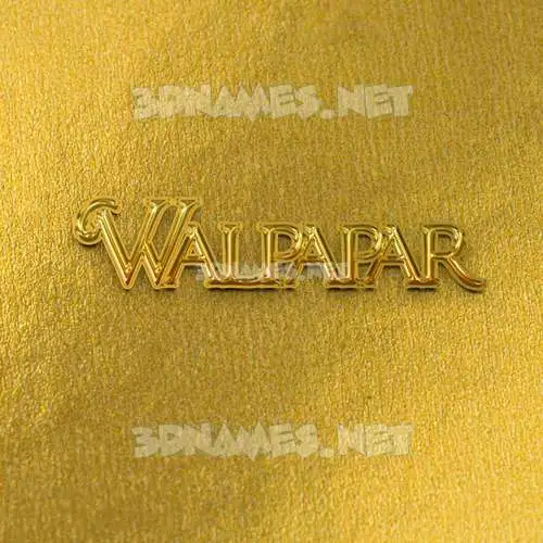 walpapar in All Gold style - 3D name wallpaper walpapar in All Gold style - 3D name wallpaper
