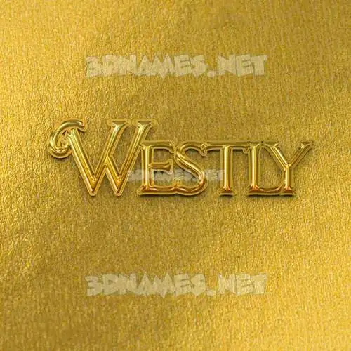 westly in All Gold style - 3D name wallpaper westly in All Gold style - 3D name wallpaper