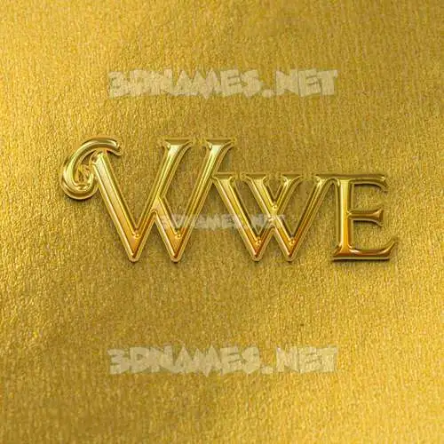 wwe in All Gold style - 3D name wallpaper wwe in All Gold style - 3D name wallpaper