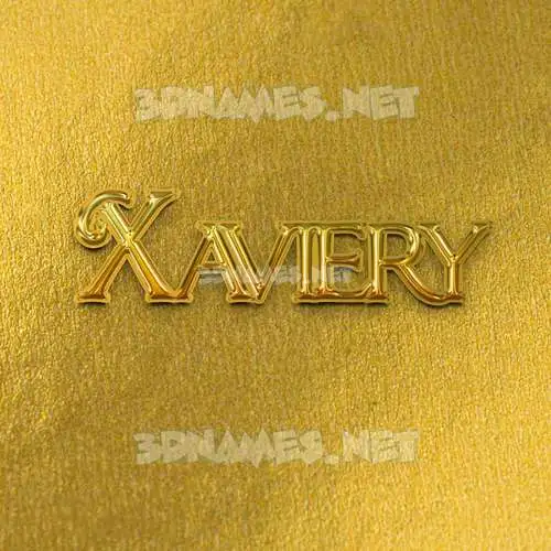 xaviery in All Gold style - 3D name wallpaper xaviery in All Gold style - 3D name wallpaper