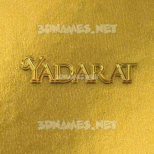 yadarat in All Gold style - 3D name wallpaper yadarat in All Gold style - 3D name wallpaper