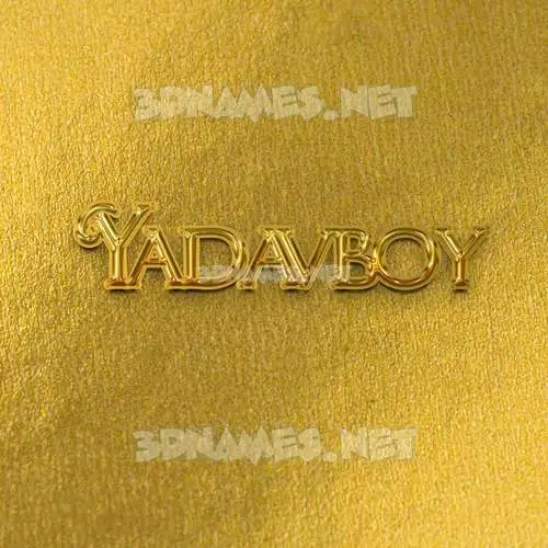 yadavboy in All Gold style - 3D name wallpaper yadavboy in All Gold style - 3D name wallpaper