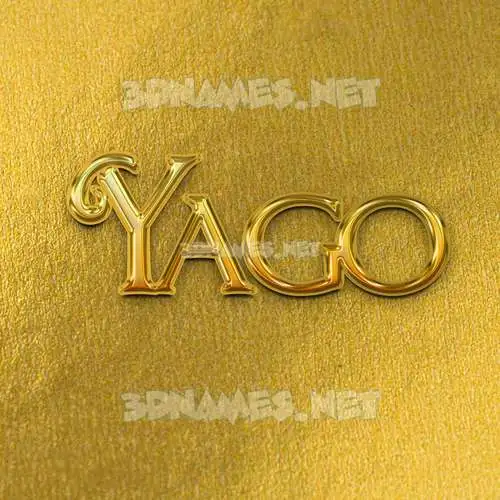 yago in All Gold style - 3D name wallpaper yago in All Gold style - 3D name wallpaper