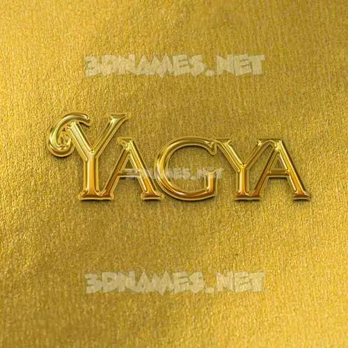 yagya in All Gold style - 3D name wallpaper yagya in All Gold style - 3D name wallpaper