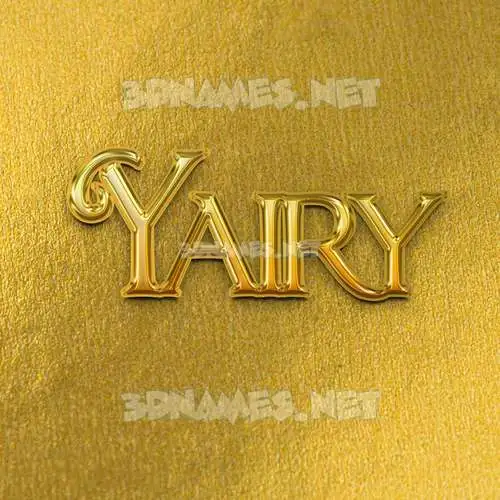 yairy in All Gold style - 3D name wallpaper yairy in All Gold style - 3D name wallpaper
