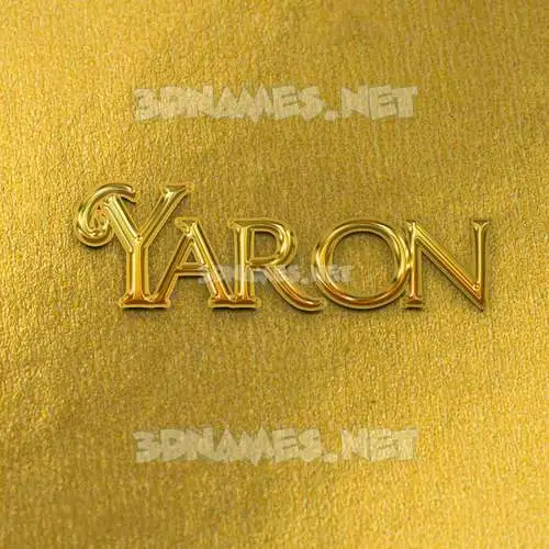 yaron in All Gold style - 3D name wallpaper yaron in All Gold style - 3D name wallpaper