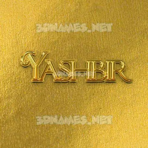 yashbir in All Gold style - 3D name wallpaper yashbir in All Gold style - 3D name wallpaper