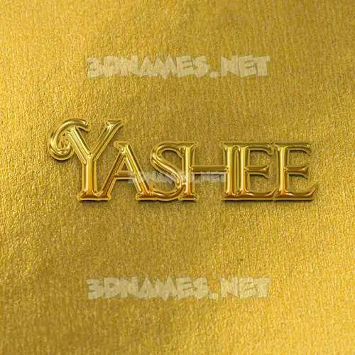 yashee in All Gold style - 3D name wallpaper yashee in All Gold style - 3D name wallpaper