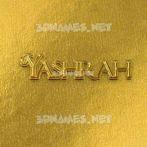 yashrah in All Gold style - 3D name wallpaper yashrah in All Gold style - 3D name wallpaper