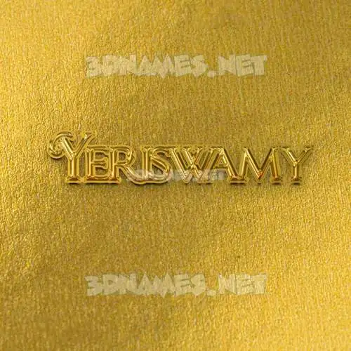 yeriswamy in All Gold style - 3D name wallpaper yeriswamy in All Gold style - 3D name wallpaper