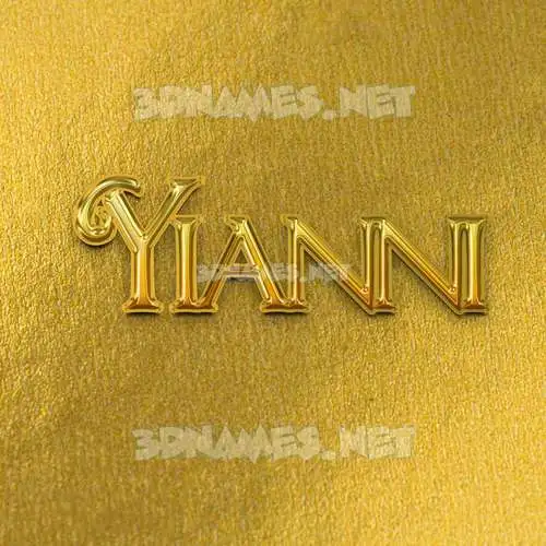 yianni in All Gold style - 3D name wallpaper yianni in All Gold style - 3D name wallpaper