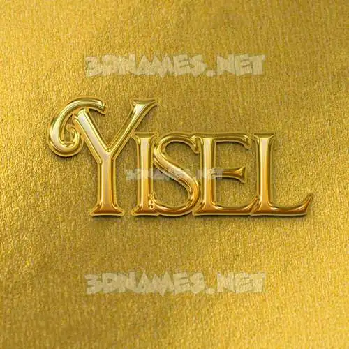 yisel in All Gold style - 3D name wallpaper yisel in All Gold style - 3D name wallpaper