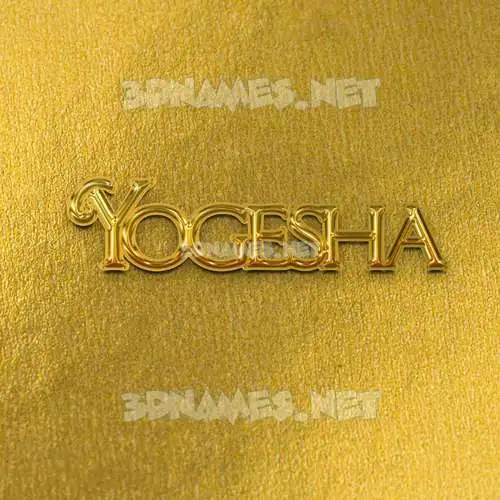 yogesha in All Gold style - 3D name wallpaper yogesha in All Gold style - 3D name wallpaper