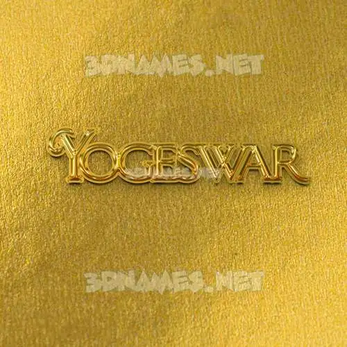 yogeswar in All Gold style - 3D name wallpaper yogeswar in All Gold style - 3D name wallpaper