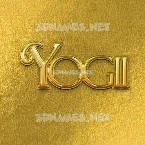 yogii in All Gold style - 3D name wallpaper yogii in All Gold style - 3D name wallpaper