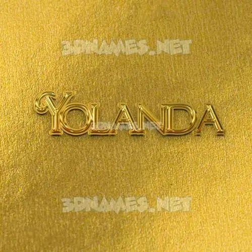 yolanda in All Gold style - 3D name wallpaper yolanda in All Gold style - 3D name wallpaper