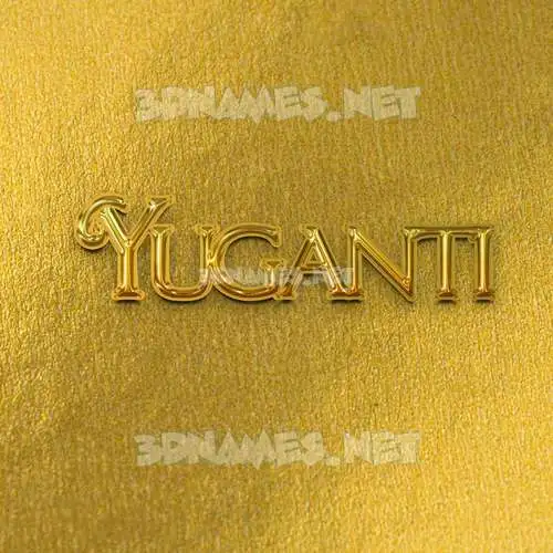 yuganti in All Gold style - 3D name wallpaper yuganti in All Gold style - 3D name wallpaper