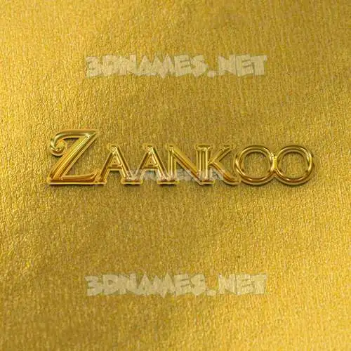 zaankoo in All Gold style - 3D name wallpaper zaankoo in All Gold style - 3D name wallpaper