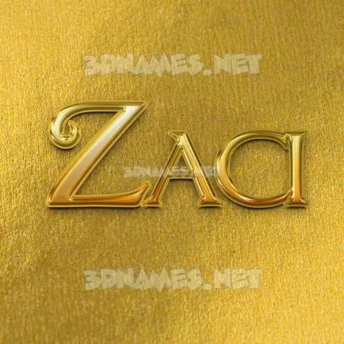 zaci in All Gold style - 3D name wallpaper zaci in All Gold style - 3D name wallpaper