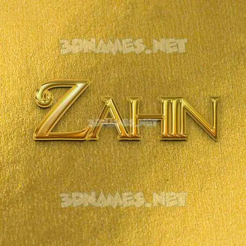 zahin in All Gold style - 3D name wallpaper zahin in All Gold style - 3D name wallpaper